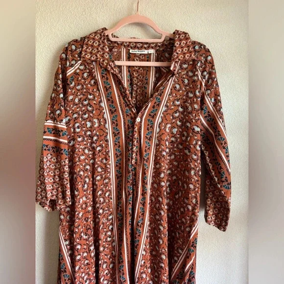 Roller Rabbit Naia Midi Shirtdress Coverup - Picture 12 of 13
